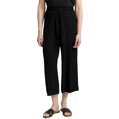 TOM TAILOR Damen 1046505 Culotte Hose, 14482 Deep Black, 46W / 26L EU TOM TAILOR Damen 1046505 Culotte Hose, 14482 Deep Black, 46W / 26L EU