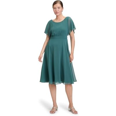 Vera Mont Damen Cocktailkleid Kurzarm 36, Dark Emerald Vera Mont Damen Cocktailkleid Kurzarm 36, Dark Emerald