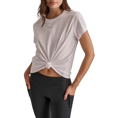 DKNY - DP4T9994 - Weiß - Baumwolle - T-shirt DKNY - DP4T9994 - Weiß - Baumwolle - T-shirt