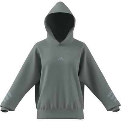 Adidas Women's Future Icons Three Stripes Hoodie, Wonder Sage, XS Adidas Women's Future Icons Three Stripes Hoodie, Wonder Sage, XS