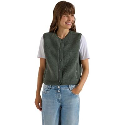 Cecil Damen Teddy-Weste mit Softshelldetails Cecil Damen Teddy-Weste mit Softshelldetails