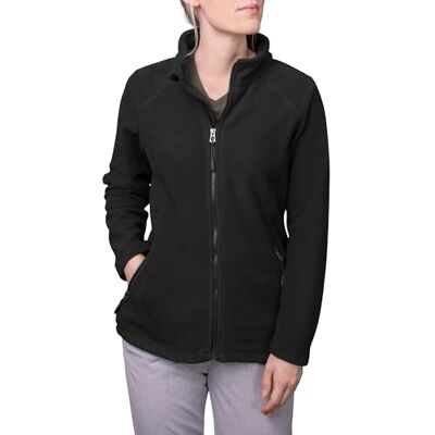 HRM Damen 1202 Women´s Full Zip Fleece Jackets, Schwarz, XXL EU HRM Damen 1202 Women´s Full Zip Fleece Jackets, Schwarz, XXL EU