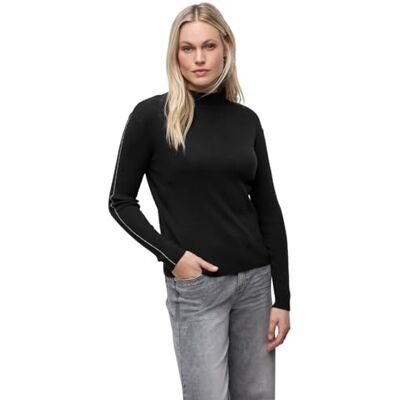 Street One Pullover in Rippstruktur Black 34 Street One Pullover in Rippstruktur Black 34