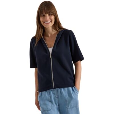Cecil Kapuzenjacke mit seitlcihen Tunnelzügen universal Blue L Cecil Kapuzenjacke mit seitlcihen Tunnelzügen universal Blue L