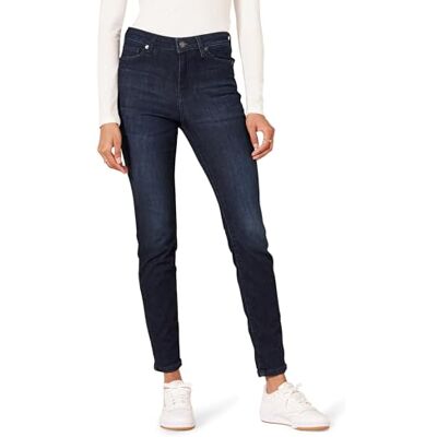 Amazon Damen Elastische Skinny-Jeans Mittelhoher Bund Auslaufmodell, Dunkle Waschung, 40-42 Lang Amazon Damen Elastische Skinny-Jeans Mittelhoher Bund Auslaufmodell, Dunkle Waschung, 40-42 Lang