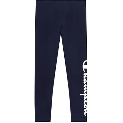 Champion Script Shop Damen Bauchfreie Leggings, Baumwoll-Lycra, Marineblau Champion Script Shop Damen Bauchfreie Leggings, Baumwoll-Lycra, Marineblau