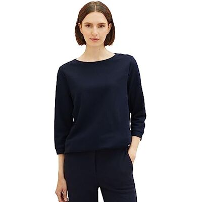 TOM TAILOR Damen T-Shirt mit 3/4-Arm TOM TAILOR Damen T-Shirt mit 3/4-Arm