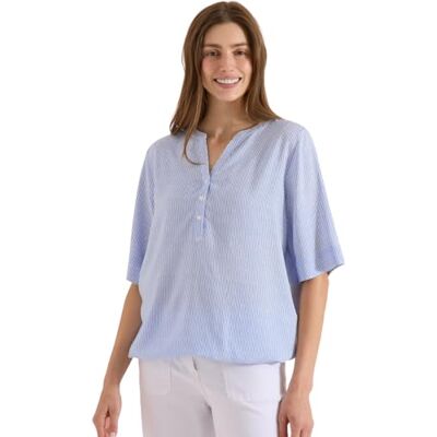 Cecil Gestreifte Bluse Blouse Blue S Cecil Gestreifte Bluse Blouse Blue S