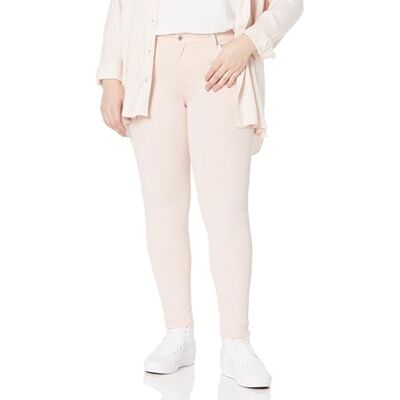 Amazon Damen Elastische Skinny-Jeans Mittelhoher Bund Auslaufmodell, Blassrosa, 42 Lang Amazon Damen Elastische Skinny-Jeans Mittelhoher Bund Auslaufmodell, Blassrosa, 42 Lang