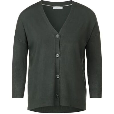 Cecil Damen B253757 Cardigan 3/4 Arm, Strong Khaki, XL Cecil Damen B253757 Cardigan 3/4 Arm, Strong Khaki, XL