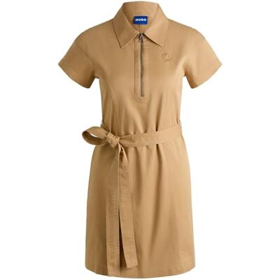 HUGO - Kerami-1-W_B - Beige - Baumwolle-Elasthan - dress HUGO - Kerami-1-W_B - Beige - Baumwolle-Elasthan - dress
