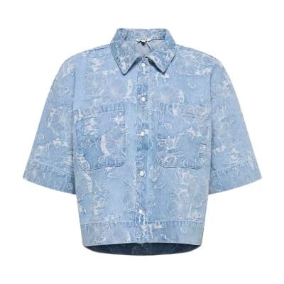 ONLY Onlcleo-AUDE Ss Jaquard DNM Shirt Noos ONLY Onlcleo-AUDE Ss Jaquard DNM Shirt Noos