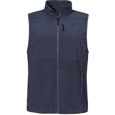 Schöffel Damen Fleece Vt Style Ash WMN, Weste aus schnell trocknendem Micro Fleece, Outdoor Weste mit mehreren Taschen, navy blazer, 44 Schöffel Damen Fleece Vt Style Ash WMN, Weste aus schnell trocknendem Micro Fleece, Outdoor Weste mit mehreren Taschen, navy blazer, 44
