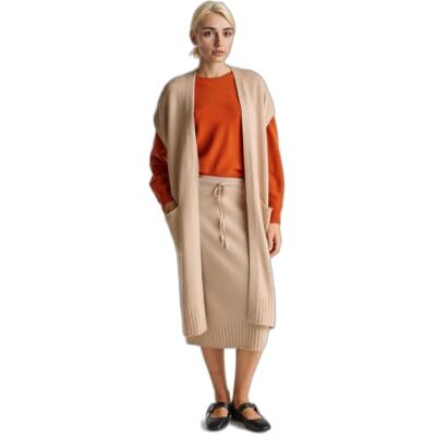 United Damen Maglia Cardigan M/M 122hd6051 Herren Weste, beige, M United Damen Maglia Cardigan M/M 122hd6051 Herren Weste, beige, M