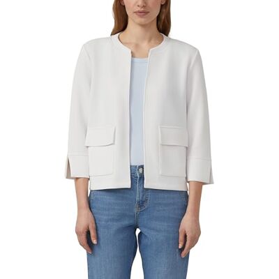 S. Oliver Scuba-Jacke im Relaxed Fit mit 3/4-Arm S. Oliver Scuba-Jacke im Relaxed Fit mit 3/4-Arm