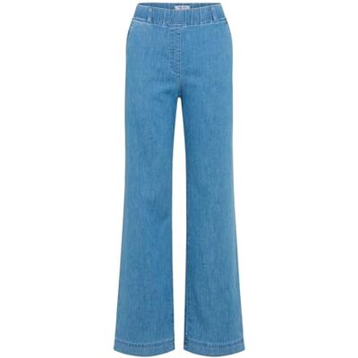 Brax Damen Pam Flared Italian Linen Denim Jeans Brax Damen Pam Flared Italian Linen Denim Jeans