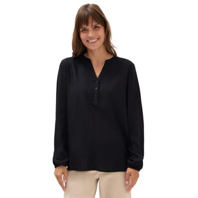 Cecil Tunika in Unifarbe Black S Cecil Tunika in Unifarbe Black S
