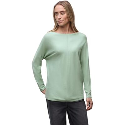 Street One Basic Dolman Pullover Serene Green Mel. 42 Street One Basic Dolman Pullover Serene Green Mel. 42