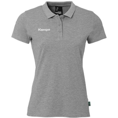 Kempa Damen Classic Shirt Polohemd, Dark Grau Melange, S EU Kempa Damen Classic Shirt Polohemd, Dark Grau Melange, S EU