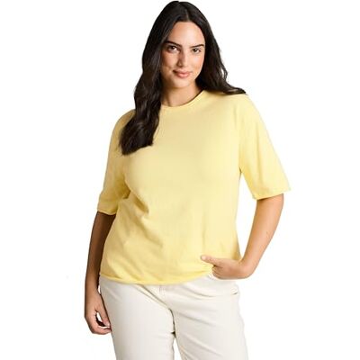 TOM TAILOR Plussize Kurzarm-Pullover mit Kaschmir TOM TAILOR Plussize Kurzarm-Pullover mit Kaschmir