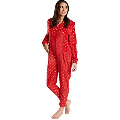 Loungeable Damen Jumpsuit Overall Tiere Gesichter Öhrchen 3D Kapuze Loungeable Damen Jumpsuit Overall Tiere Gesichter Öhrchen 3D Kapuze