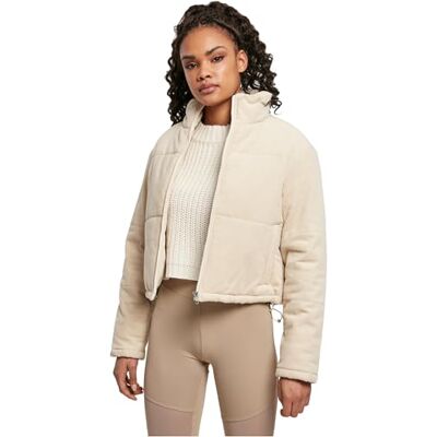 Urban Classics Damen Jacke Ladies Corduroy Puffer Jacket whitesand XXL Urban Classics Damen Jacke Ladies Corduroy Puffer Jacket whitesand XXL