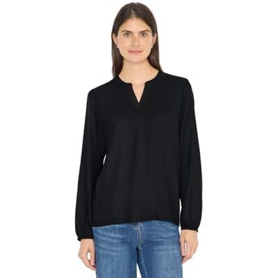 Cecil Tunika in Unifarbe Black S Cecil Tunika in Unifarbe Black S