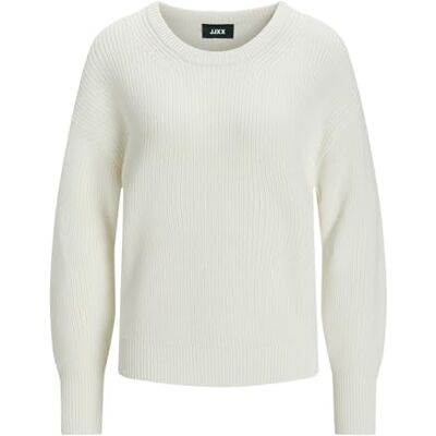JJXX Jack & Jones Pullover Sweater Damen, Snow White, L JJXX Jack & Jones Pullover Sweater Damen, Snow White, L