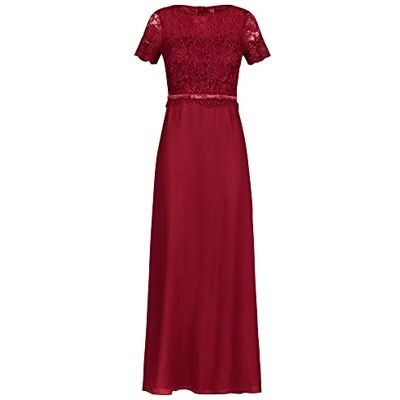 ApartFashion Damen L ssiges Abendkleid, Dunkelrot, S EU ApartFashion Damen L ssiges Abendkleid, Dunkelrot, S EU