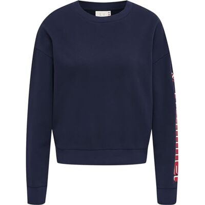 hummel Damen Hmlic Kim Sweatshirt, Peacoat, S EU hummel Damen Hmlic Kim Sweatshirt, Peacoat, S EU