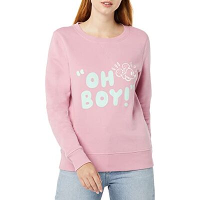 Amazon Disney Marvel Star Wars Princess Damen Fleece-Sweatshirts mit Rundhalsausschnitt, Mickey Oh Boy, L Amazon Disney Marvel Star Wars Princess Damen Fleece-Sweatshirts mit Rundhalsausschnitt, Mickey Oh Boy, L