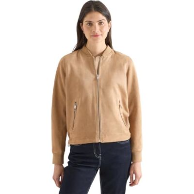 Cecil Blouson in Unifarbe golden camel L Cecil Blouson in Unifarbe golden camel L