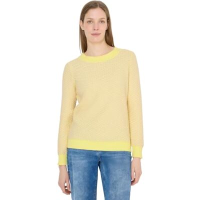 Cecil Two-Tone Pullover iced Yellow L Cecil Two-Tone Pullover iced Yellow L