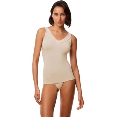 Triumph Damen Feel of Modal Tank Top Shirt, CREAMY DREAM, XL Triumph Damen Feel of Modal Tank Top Shirt, CREAMY DREAM, XL