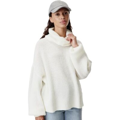 LeGer by Lena Gercke LeGer Jarine Jumper Strickpullover Damen mit Lockerem Rollkragen Oversized-Passform Pullover im Grobstrick Mode für Damen by Lena Gercke Gr. 34-107 LeGer by Lena Gercke LeGer Jarine Jumper Strickpullover Damen mit Lockerem Rollkragen Oversized-Passform Pullover im Grobstrick Mode für Damen by Lena Gercke Gr. 34-107