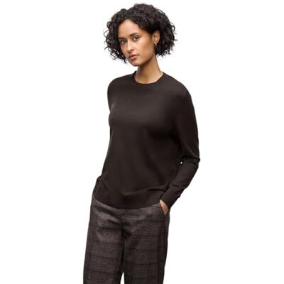 Street One Kuscheliger Pullover Darkest Brown 46 Street One Kuscheliger Pullover Darkest Brown 46