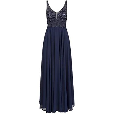 ApartFashion Damen L ssiges Abendkleid, Navy, S EU ApartFashion Damen L ssiges Abendkleid, Navy, S EU