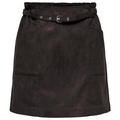 ONLY Onldiane Heidi Life Faux Suede Skirt OTW ONLY Onldiane Heidi Life Faux Suede Skirt OTW