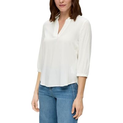 S. Oliver Damen Shirt 2142573 0210 White 34 S. Oliver Damen Shirt 2142573 0210 White 34