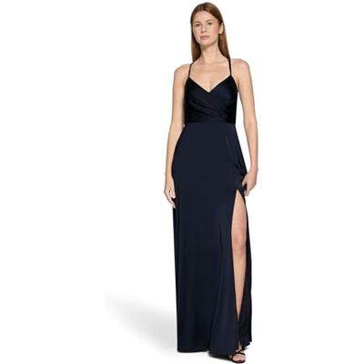 Vera Mont Damen Abendkleid mit V-Ausschnitt 44, Night Sky Vera Mont Damen Abendkleid mit V-Ausschnitt 44, Night Sky