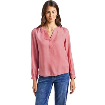 Street One Split Neck Melange Tunika Almond Coral Mel. 36 Street One Split Neck Melange Tunika Almond Coral Mel. 36