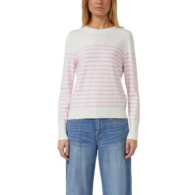 S. Oliver Gestreifter Pullover aus Viskosemix S. Oliver Gestreifter Pullover aus Viskosemix