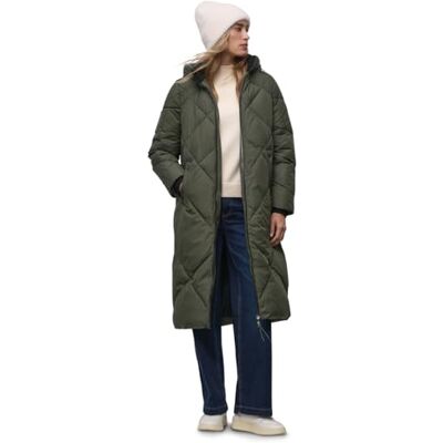 Street One Lange Steppjacke cypress green 46 Street One Lange Steppjacke cypress green 46