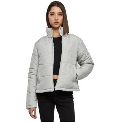 Urban Classics Damen Jacke Ladies Arrow Puffer Jacket lightasphalt M Urban Classics Damen Jacke Ladies Arrow Puffer Jacket lightasphalt M
