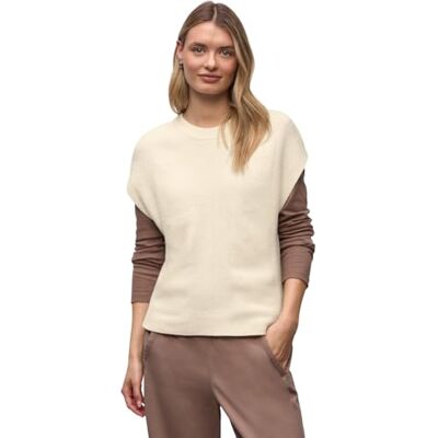 Street One Ärmelloser Chenille Pullover Soft beige 46 Street One Ärmelloser Chenille Pullover Soft beige 46