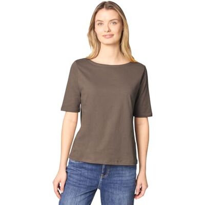 Street One Damen Shirt mit U-Boot-Ausschnitt Street One Damen Shirt mit U-Boot-Ausschnitt