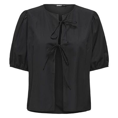ONLY Onljenna S/S Tie Twoway Top WVN Noos ONLY Onljenna S/S Tie Twoway Top WVN Noos