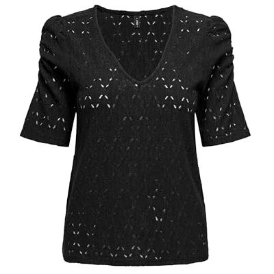 ONLY Onlrosa S/S V-Neck Puff Top JRS ONLY Onlrosa S/S V-Neck Puff Top JRS