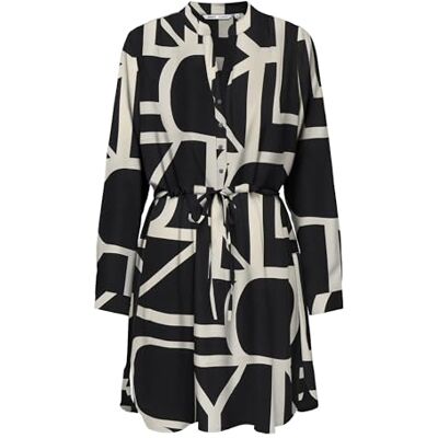 ONLY Damen Onlcory Life L/S V-Neck Tunic WVN Noos Tunika-Top Für Den Alltag Mit Volumenärmeln Und Stylischem V-Ausschnitt, Black, XS ONLY Damen Onlcory Life L/S V-Neck Tunic WVN Noos Tunika-Top Für Den Alltag Mit Volumenärmeln Und Stylischem V-Ausschnitt, Black, XS