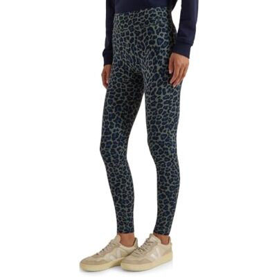 Cecil Leggings mit Leo-Muster Dried Olive Green S Cecil Leggings mit Leo-Muster Dried Olive Green S